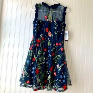 Embroidered party dress